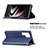 Handytasche Stand Schutzhülle Flip Leder Hülle B12F für Samsung Galaxy S21 Ultra 5G