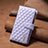 Handytasche Stand Schutzhülle Flip Leder Hülle B12F für Xiaomi Poco C55 Violett