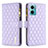Handytasche Stand Schutzhülle Flip Leder Hülle B12F für Xiaomi Redmi 11 Prime 5G Violett