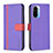 Handytasche Stand Schutzhülle Flip Leder Hülle B13F für Xiaomi Mi 11i 5G Violett