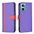Handytasche Stand Schutzhülle Flip Leder Hülle B13F für Xiaomi Redmi 10 Prime Plus 5G Violett