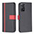 Handytasche Stand Schutzhülle Flip Leder Hülle B13F für Xiaomi Redmi Note 11 Pro 5G Schwarz