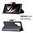 Handytasche Stand Schutzhülle Flip Leder Hülle B14F für Samsung Galaxy S21 Ultra 5G