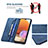 Handytasche Stand Schutzhülle Flip Leder Hülle B15F für Samsung Galaxy A32 5G