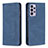 Handytasche Stand Schutzhülle Flip Leder Hülle B15F für Samsung Galaxy A73 5G Blau