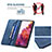 Handytasche Stand Schutzhülle Flip Leder Hülle B15F für Samsung Galaxy S20 FE 4G