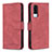 Handytasche Stand Schutzhülle Flip Leder Hülle B15F für Vivo Y53s NFC Rot