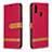 Handytasche Stand Schutzhülle Flip Leder Hülle B16F für Samsung Galaxy A10s Rot