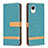 Handytasche Stand Schutzhülle Flip Leder Hülle B16F für Samsung Galaxy A23e 5G Grün