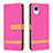 Handytasche Stand Schutzhülle Flip Leder Hülle B16F für Samsung Galaxy A23e 5G Pink