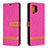 Handytasche Stand Schutzhülle Flip Leder Hülle B16F für Samsung Galaxy A42 5G Pink