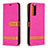 Handytasche Stand Schutzhülle Flip Leder Hülle B16F für Samsung Galaxy S20 FE 4G Pink