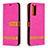 Handytasche Stand Schutzhülle Flip Leder Hülle B16F für Samsung Galaxy S20 FE 5G Pink