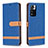 Handytasche Stand Schutzhülle Flip Leder Hülle B16F für Xiaomi Mi 11i 5G (2022) Blau