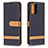 Handytasche Stand Schutzhülle Flip Leder Hülle B16F für Xiaomi Poco M5S Schwarz