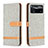 Handytasche Stand Schutzhülle Flip Leder Hülle B16F für Xiaomi Poco X4 Pro 5G Grau
