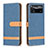 Handytasche Stand Schutzhülle Flip Leder Hülle B16F für Xiaomi Poco X4 Pro 5G Königs Blau