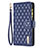 Handytasche Stand Schutzhülle Flip Leder Hülle B18F für Oppo A2 5G Blau