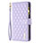 Handytasche Stand Schutzhülle Flip Leder Hülle B18F für Oppo A2 5G Violett