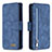 Handytasche Stand Schutzhülle Flip Leder Hülle B18F für Samsung Galaxy S20 Ultra Blau