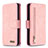 Handytasche Stand Schutzhülle Flip Leder Hülle B18F für Samsung Galaxy S20 Ultra Rosegold