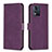 Handytasche Stand Schutzhülle Flip Leder Hülle B21F für Motorola Moto E13 Violett