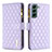 Handytasche Stand Schutzhülle Flip Leder Hülle BF1 für Samsung Galaxy S22 5G Violett