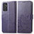 Handytasche Stand Schutzhülle Flip Leder Hülle Blumen für Samsung Galaxy A15 5G Violett