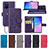 Handytasche Stand Schutzhülle Flip Leder Hülle Blumen für Samsung Galaxy M80S