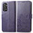 Handytasche Stand Schutzhülle Flip Leder Hülle Blumen für Xiaomi Redmi Note 11 Pro 5G Violett