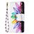 Handytasche Stand Schutzhülle Flip Leder Hülle Blumen L03 für Apple iPhone 13 Rosa