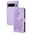 Handytasche Stand Schutzhülle Flip Leder Hülle Blumen Y01X für Google Pixel 8 5G Violett