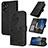 Handytasche Stand Schutzhülle Flip Leder Hülle Blumen Y01X für Huawei Honor 90 Lite 5G