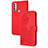 Handytasche Stand Schutzhülle Flip Leder Hülle Blumen Y01X für Motorola Moto E40 Rot