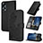 Handytasche Stand Schutzhülle Flip Leder Hülle Blumen Y01X für Oppo A38