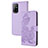 Handytasche Stand Schutzhülle Flip Leder Hülle Blumen Y01X für Oppo A94 5G Violett