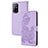 Handytasche Stand Schutzhülle Flip Leder Hülle Blumen Y01X für Oppo A95 5G Violett