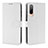 Handytasche Stand Schutzhülle Flip Leder Hülle BY1 für HTC Desire 22 Pro 5G Weiß