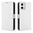 Handytasche Stand Schutzhülle Flip Leder Hülle BY1 für Motorola Moto G 5G (2023) Weiß