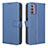 Handytasche Stand Schutzhülle Flip Leder Hülle BY1 für Nokia G42 5G Blau