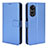 Handytasche Stand Schutzhülle Flip Leder Hülle BY1 für Oppo A58 4G Blau