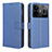 Handytasche Stand Schutzhülle Flip Leder Hülle BY1 für Realme GT Neo6 5G Blau