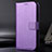 Handytasche Stand Schutzhülle Flip Leder Hülle BY1 für Samsung Galaxy A03s Violett