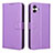 Handytasche Stand Schutzhülle Flip Leder Hülle BY1 für Samsung Galaxy A04E Violett