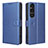 Handytasche Stand Schutzhülle Flip Leder Hülle BY1 für Sony Xperia 1 V Blau