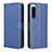 Handytasche Stand Schutzhülle Flip Leder Hülle BY1 für Sony Xperia 5 IV Blau