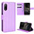 Handytasche Stand Schutzhülle Flip Leder Hülle BY1 für Sony Xperia Ace II SO-41B Violett