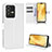 Handytasche Stand Schutzhülle Flip Leder Hülle BY1 für Vivo V23 Pro 5G Weiß