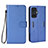 Handytasche Stand Schutzhülle Flip Leder Hülle BY1 für Xiaomi Poco F4 GT 5G Blau