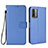 Handytasche Stand Schutzhülle Flip Leder Hülle BY1 für Xiaomi Redmi Note 9 4G Blau